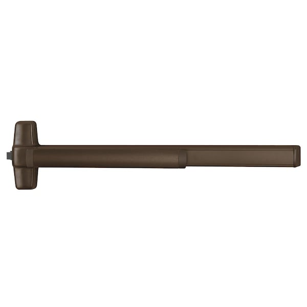Grade 1 Rim Exit Device, 48-in, Night Latch, Less Dogging, Electric Latch Retraction, Pull, 1-1/4-in